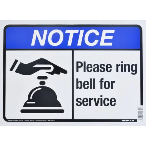 Ring Bell Sign
